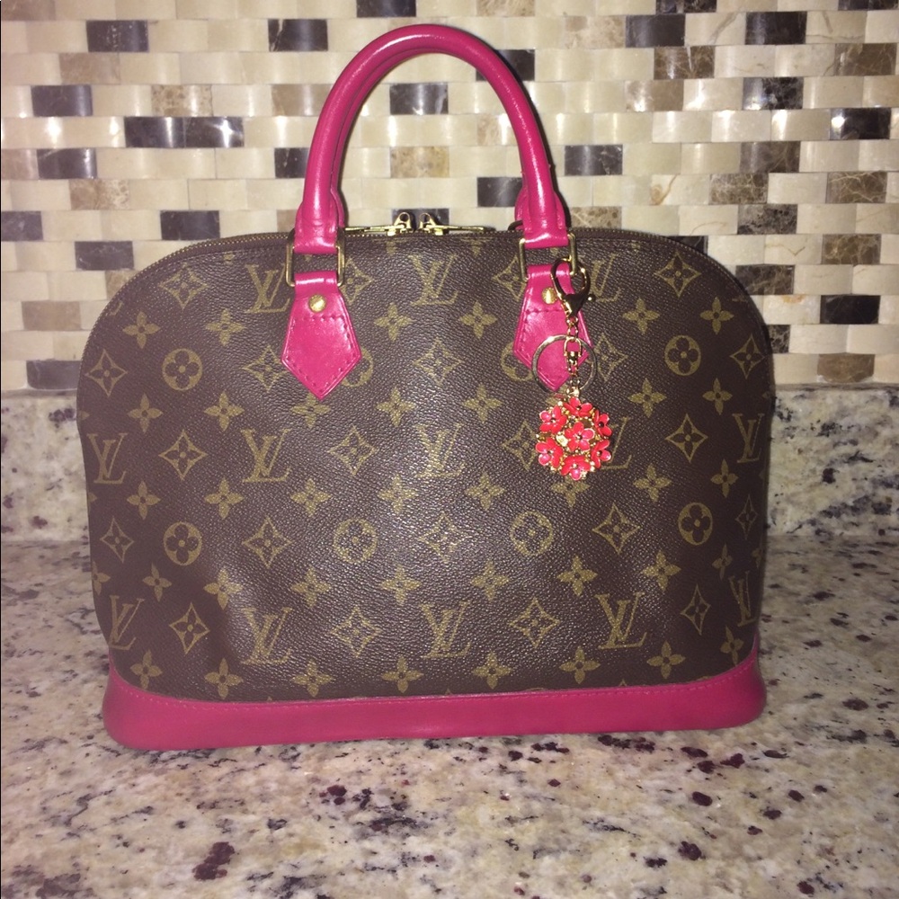 Authentic Louis Vuitton Alma PM Magenta